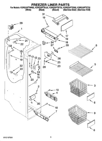 Diagram for KSRG25FTST02