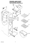 Diagram for 04 - Freezer Liner Parts