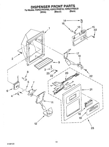 Diagram for KSRG27FKBL03