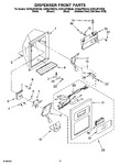 Diagram for 09 - Dispenser Front Parts