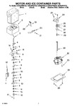 Diagram for 05 - Motor And Ice Container Parts