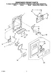 Diagram for 08 - Dispenser Front Parts