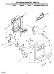 Diagram for 08 - Dispenser Front Parts