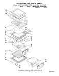 Diagram for 03 - Refrigerator Shelf Parts