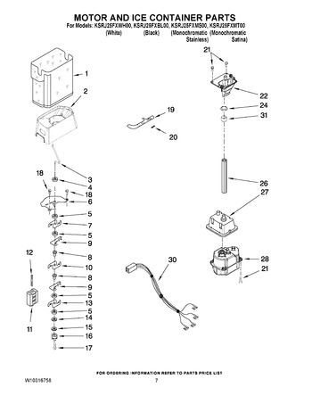 Diagram for KSRJ25FXWH00