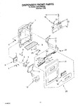 Diagram for 08 - Dispenser Front Parts