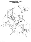 Diagram for 08 - Dispenser Front Parts