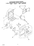 Diagram for 09 - Dispenser Front