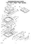 Diagram for 05 - Refrigerator Shelf Parts