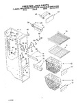 Diagram for 04 - Freezer Liner Parts