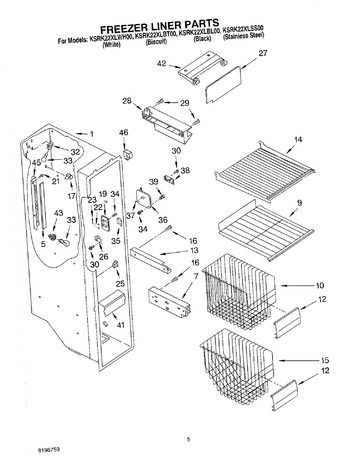 Diagram for KSRK22XLSS00