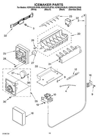 Diagram for KSRK22XLSS00