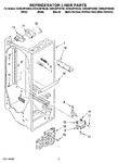 Diagram for 02 - Refrigerator Liner Parts