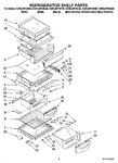 Diagram for 03 - Refrigerator Shelf Parts