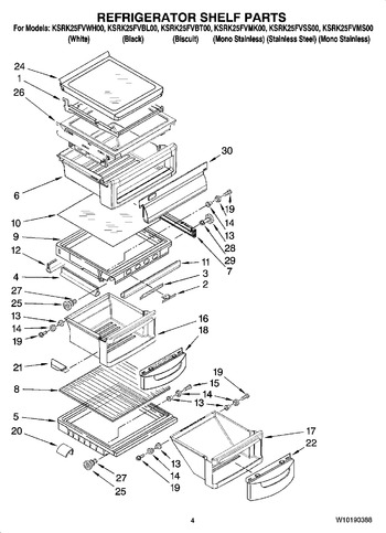 Diagram for KSRK25FVWH00