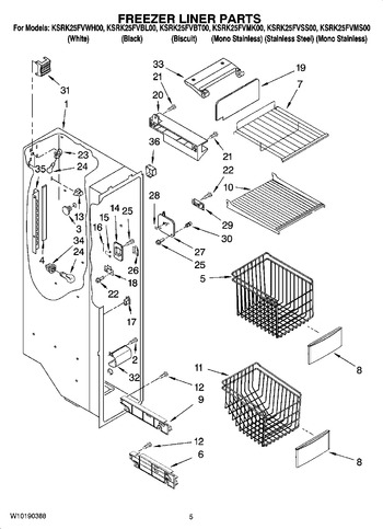 Diagram for KSRK25FVWH00