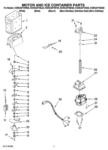 Diagram for KSRK25FVWH00