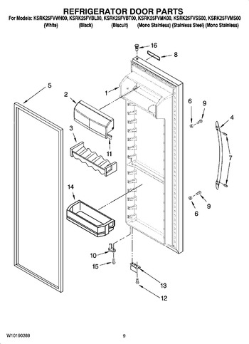 Diagram for KSRK25FVWH00