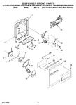 Diagram for 08 - Dispenser Front Parts