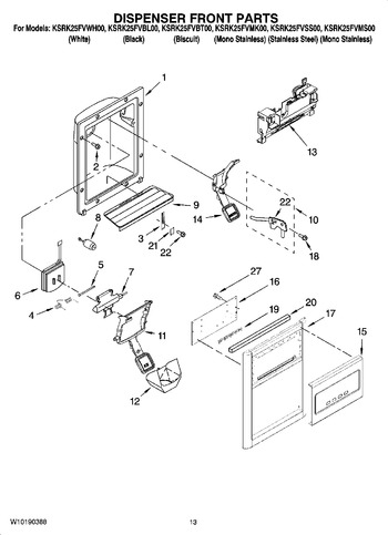 Diagram for KSRK25FVWH00