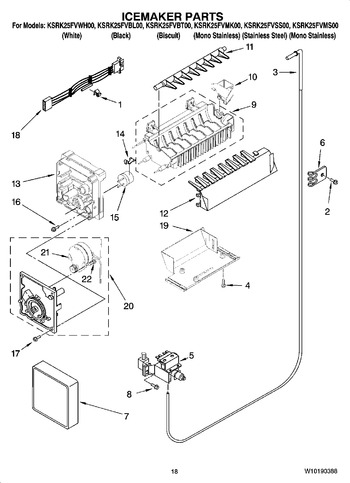 Diagram for KSRK25FVWH00