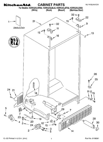 Diagram for KSRK25ILBL02