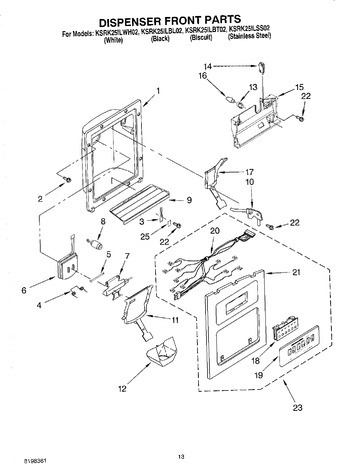 Diagram for KSRK25ILBL02