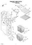 Diagram for 04 - Freezer Liner