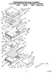 Diagram for 03 - Refrigerator Shelf Parts