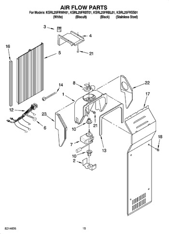 Diagram for KSRL25FRWH01