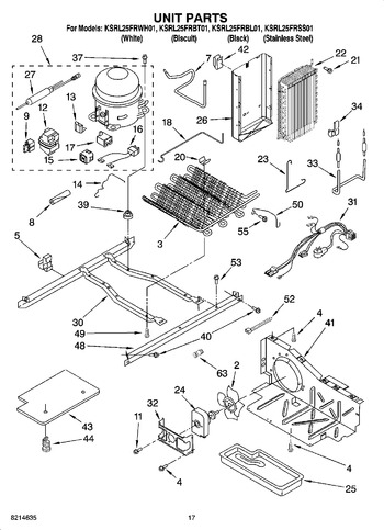 Diagram for KSRL25FRWH01