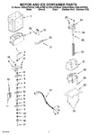 Diagram for 05 - Motor And Ice Container Parts