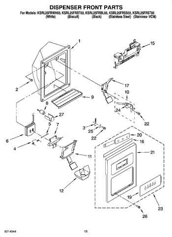 Diagram for KSRL25FRST03