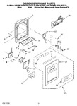 Diagram for 08 - Dispenser Front Parts