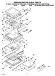 Diagram for 05 - Refrigerator Shelf Parts