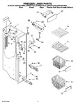 Diagram for 04 - Freezer Liner Parts