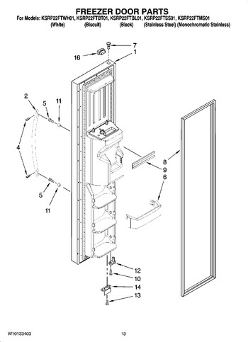 Diagram for KSRP22FTWH01