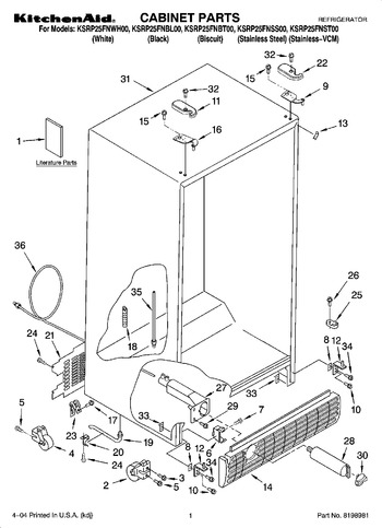 Diagram for KSRP25FNBL00