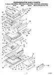 Diagram for 03 - Refrigerator Shelf Parts