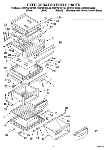 Diagram for KSRP25FSMS00