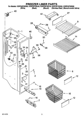 Diagram for KSRP25FSWH00