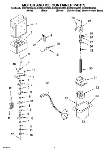 Diagram for KSRP25FSMS00