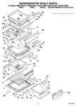 Diagram for 03 - Refrigerator Shelf Parts