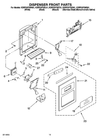 Diagram for KSRP25FSSS01