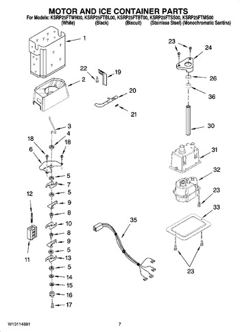 Diagram for KSRP25FTWH00