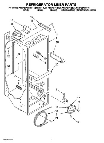 Diagram for KSRP25FTBT01