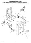 Diagram for 08 - Dispenser Front Parts