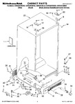 Diagram for 01 - Cabinet Parts