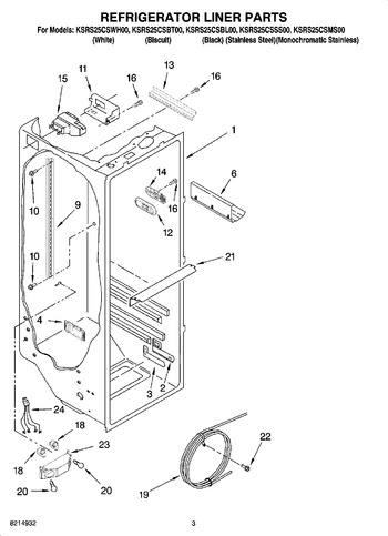 Diagram for KSRS25CSSS00