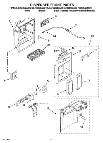 Diagram for KSRS25CSMS00